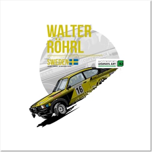 Walter Rohrl 1976 Sweden Posters and Art